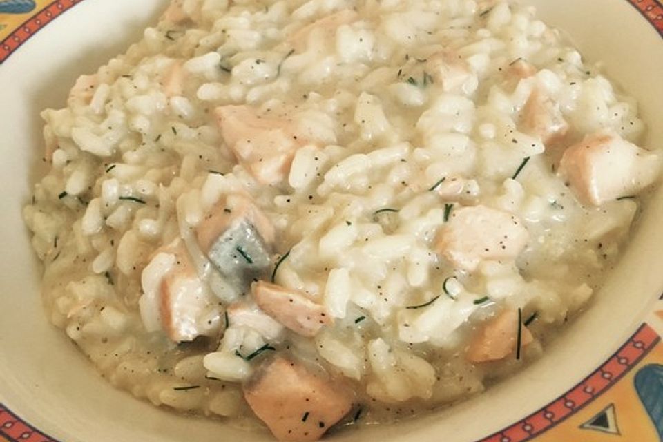 Lachs-Risotto