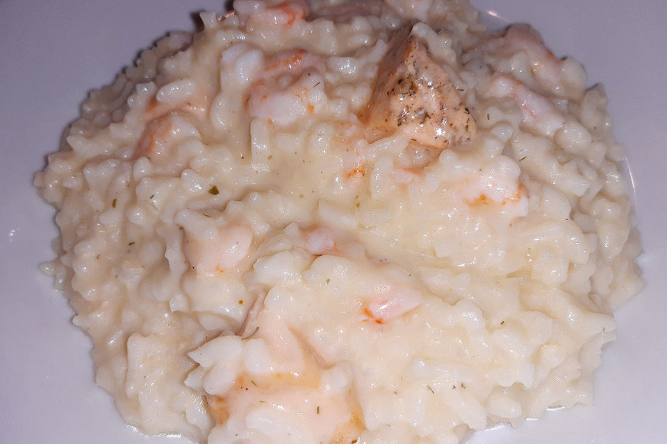 Lachs-Risotto