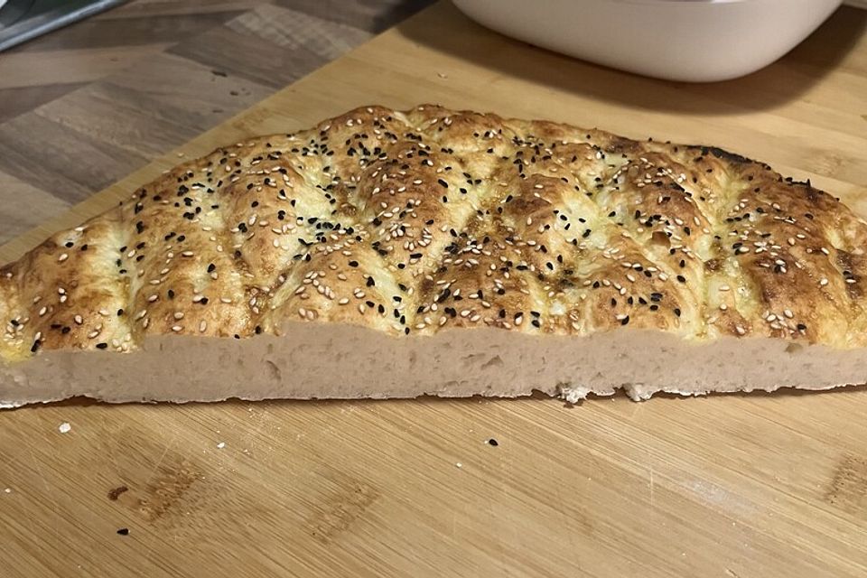 Glutenfreies Fladenbrot - Pide