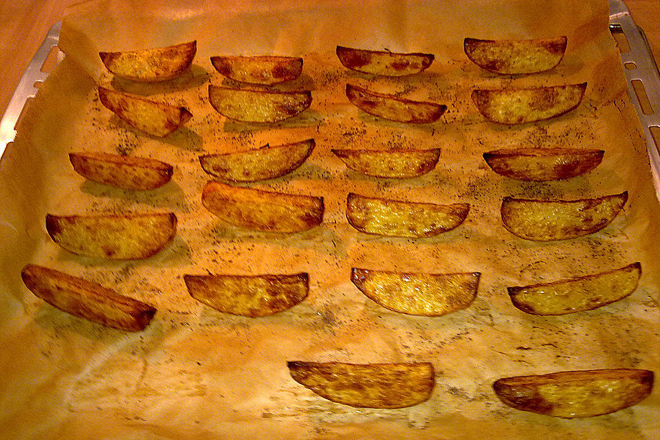 Kartoffel - Wedges, selbst gemacht