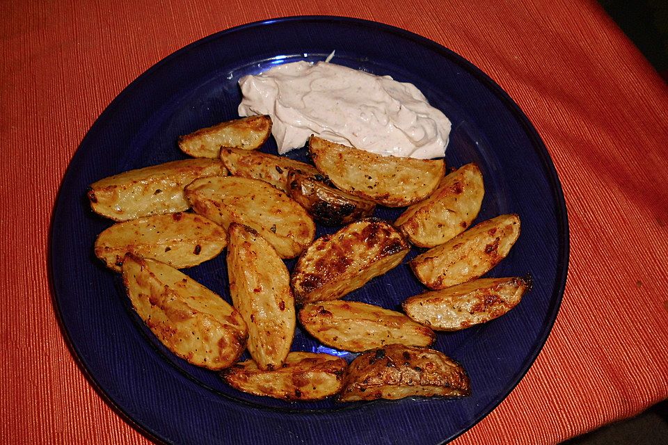 Kartoffel - Wedges, selbst gemacht