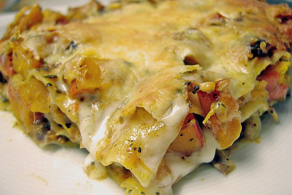 Kürbis - Lasagne