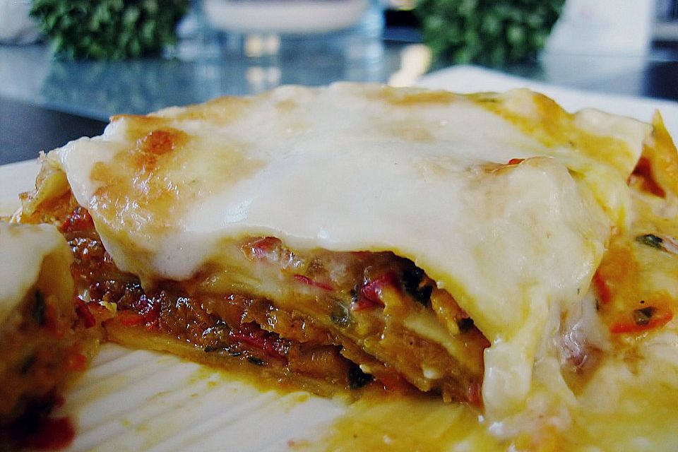 Kürbis - Lasagne