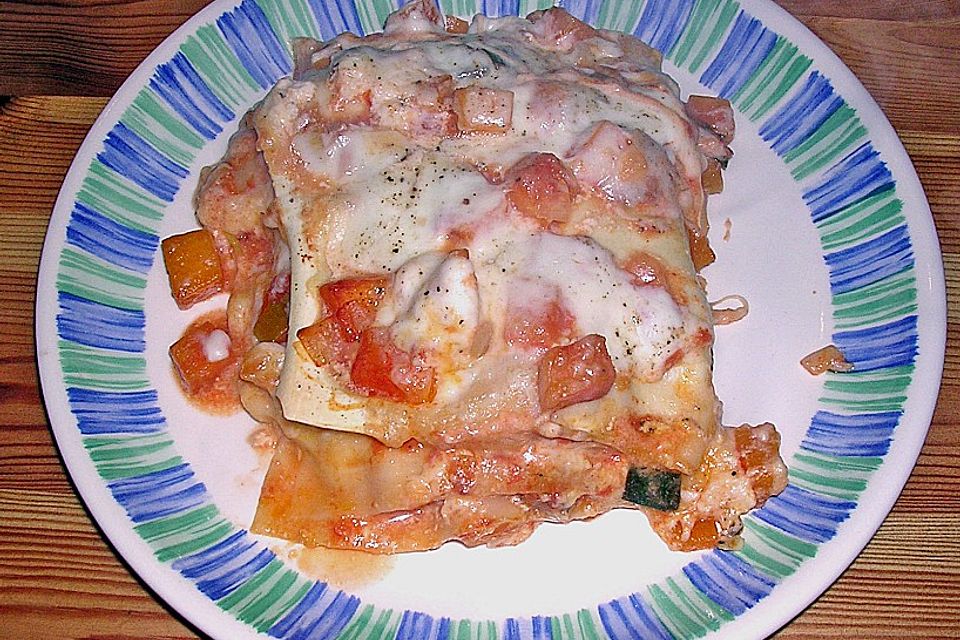 Kürbis - Lasagne