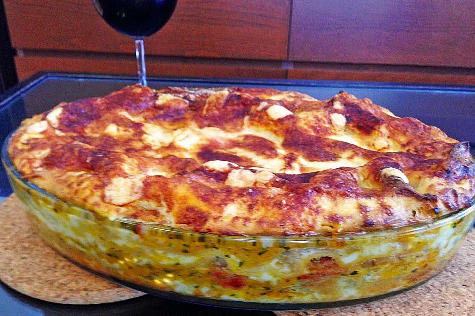 Kürbis - Lasagne