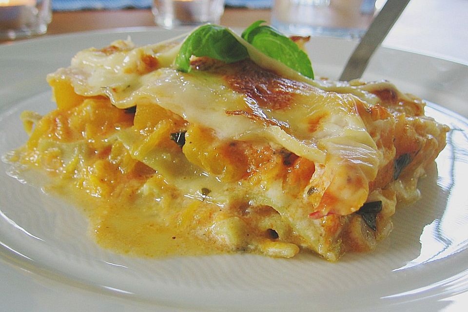 Kürbis - Lasagne