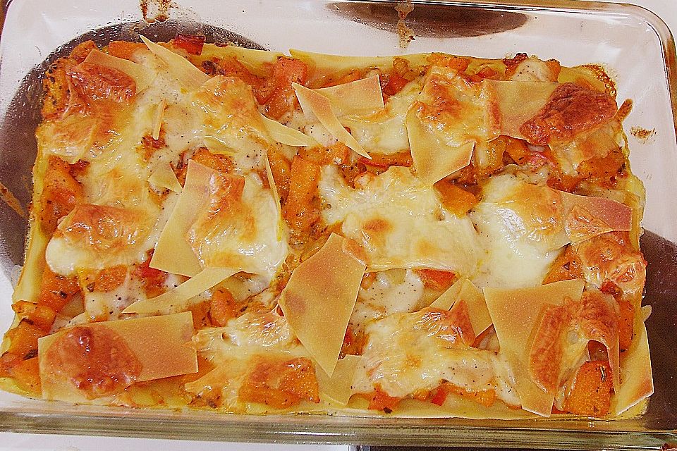 Kürbis - Lasagne