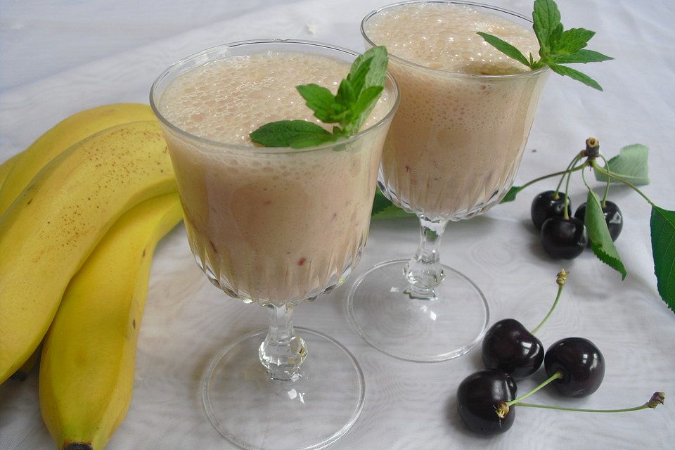 Kirsch-Bananen-Shake