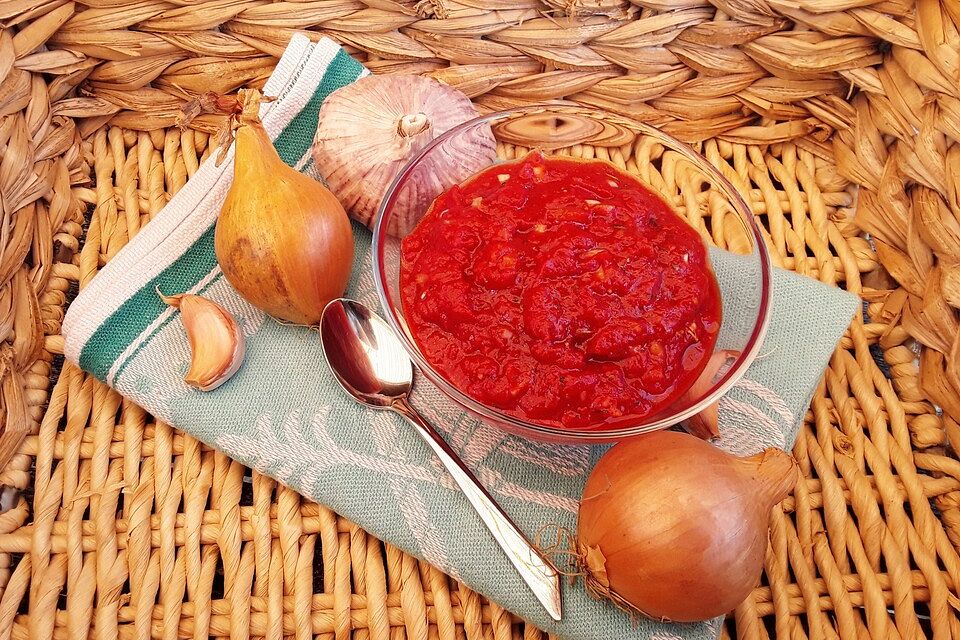 Einfacher schneller Tomatensugo