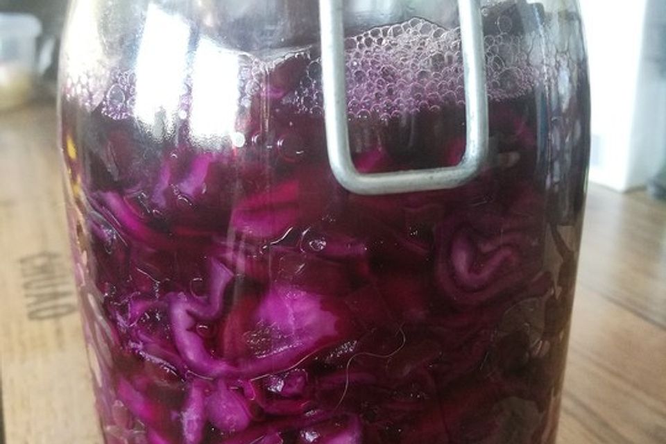 Rotkraut, fermentiert