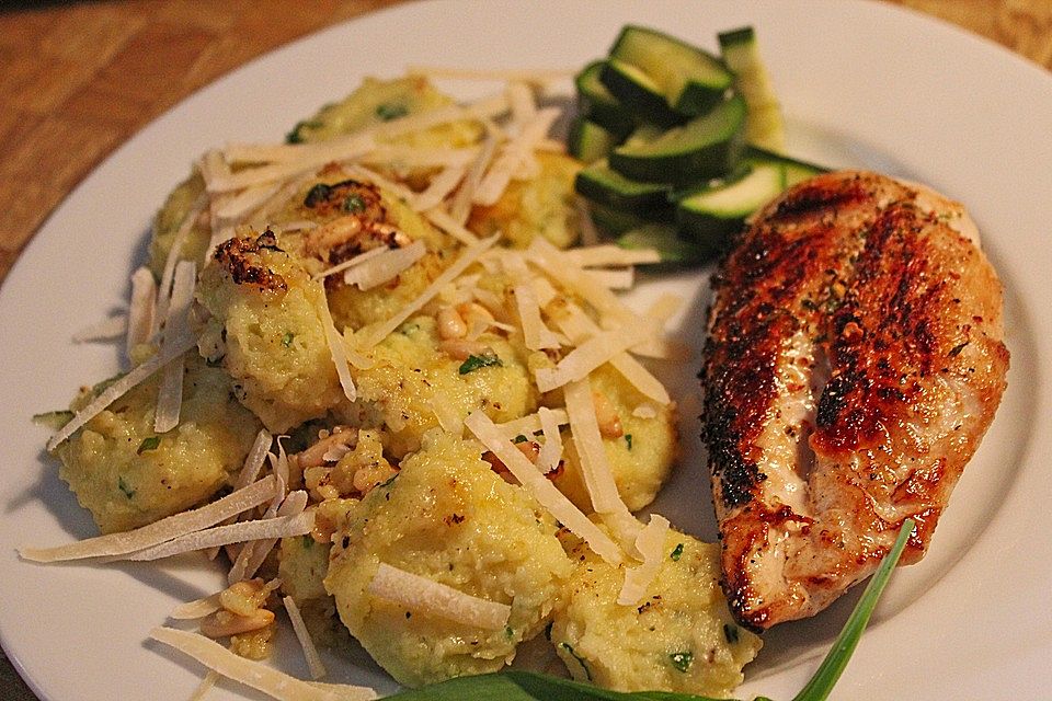 Bärlauchgnocchi mit Zitronenbutter