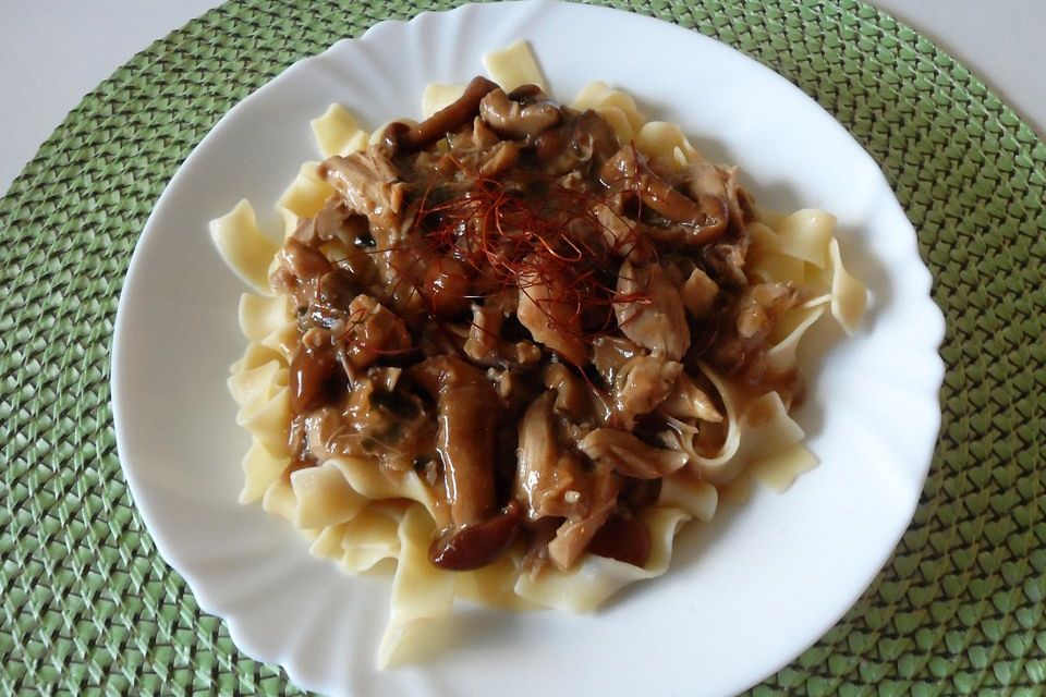 Hähnchen-Pilz-Ragout