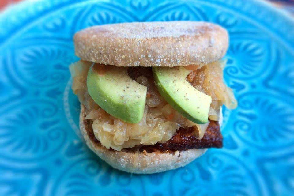 Tempeh Reuben Sandwich