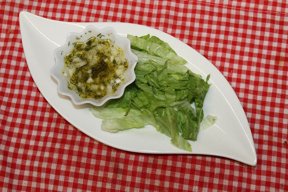 Honigsenf-Dressing mit Mohnöl