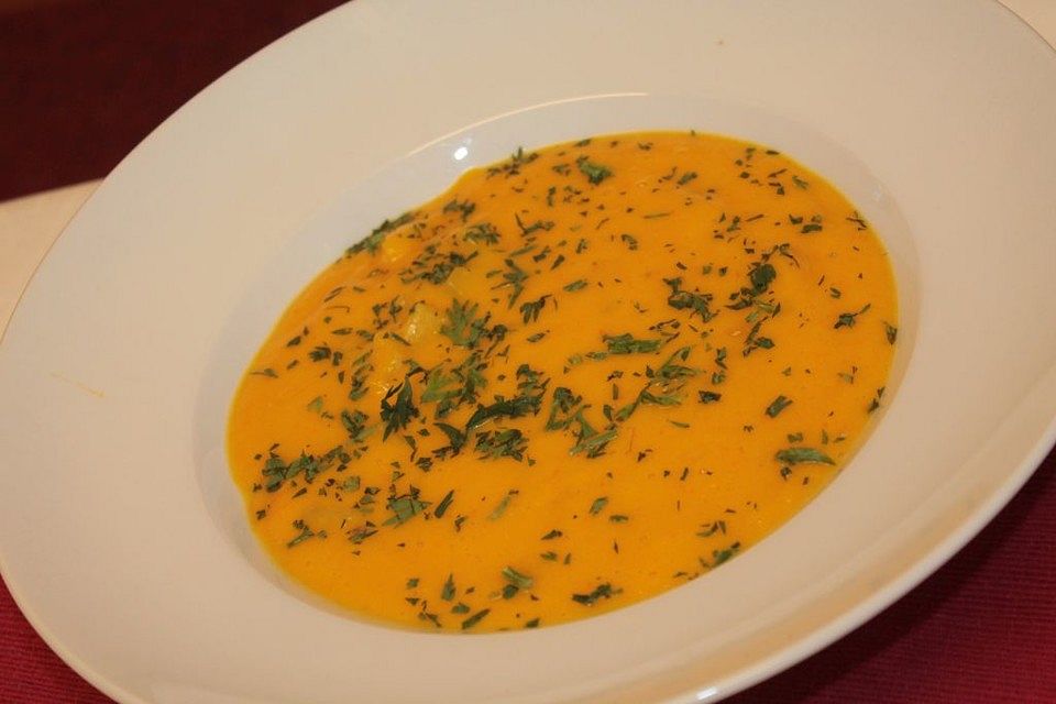 Kürbis-Kartoffel-Cremesuppe