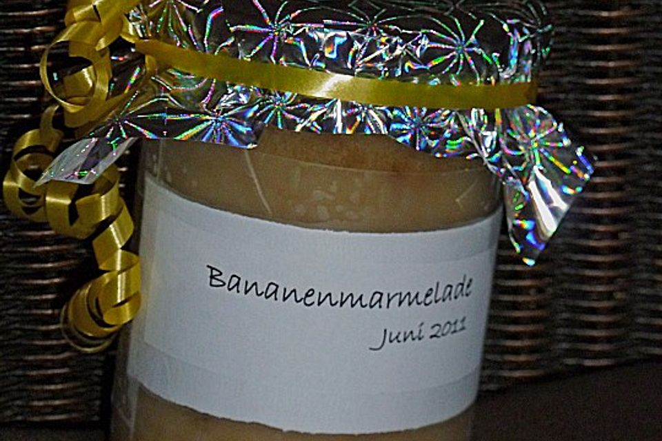 Bananenmarmelade natur