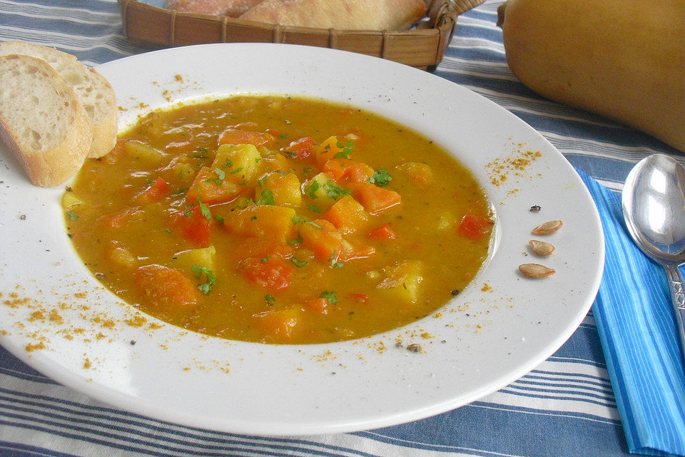 Kürbis-Curry-Eintopf