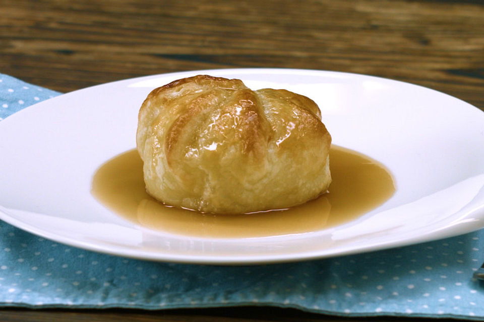 Apfelknödel aus dem Ofen