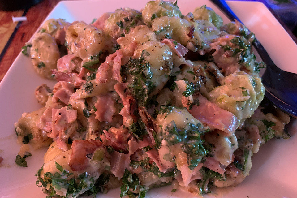 Rosenkohl-Gnocchi-Pfanne