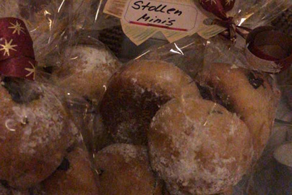 Stollenkonfekt mit Marzipan