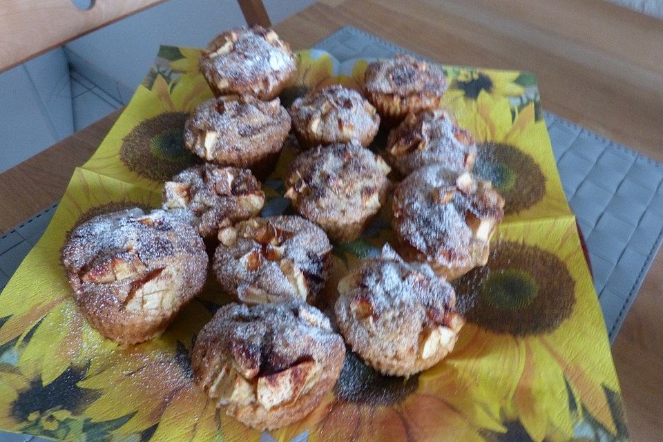 Apfel-Zimt-Muffins