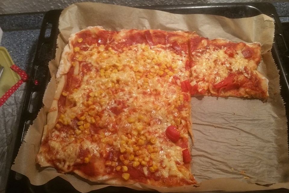 Italienischer Pizza-Hefeteig