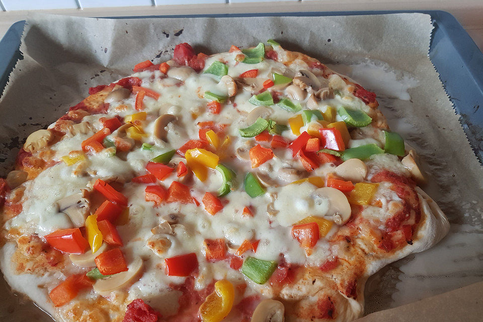 Italienischer Pizza-Hefeteig