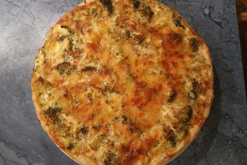 Maronen-Brokkoli-Quiche