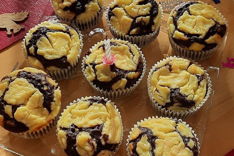 Chocolate-Cheesecake-Muffins