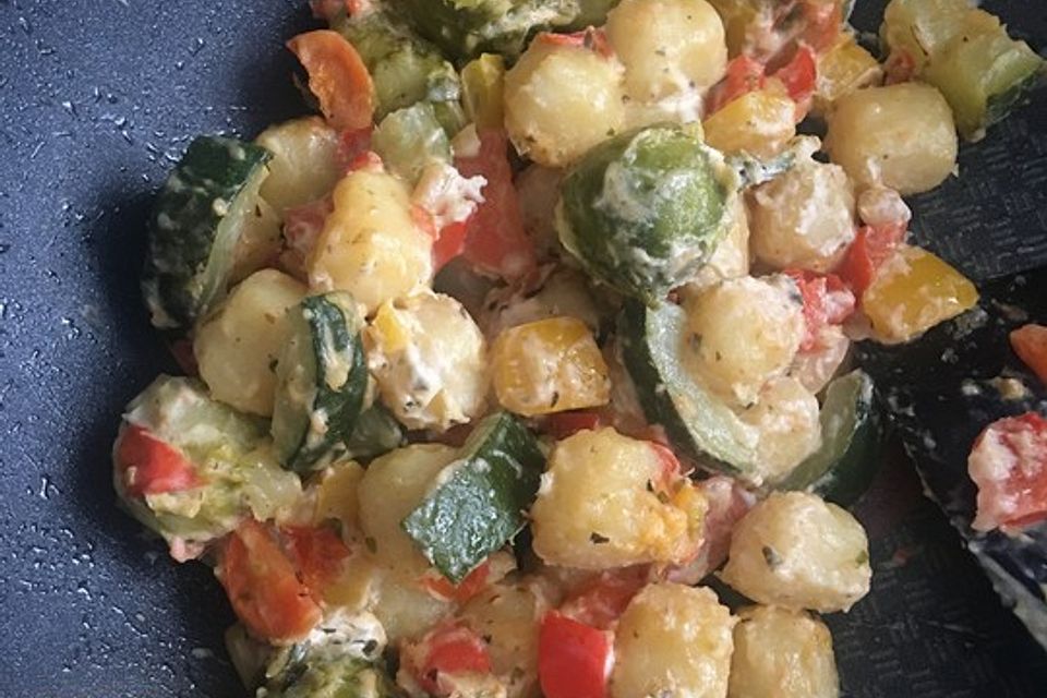 Gnocchi-Rosenkohl-Pfanne