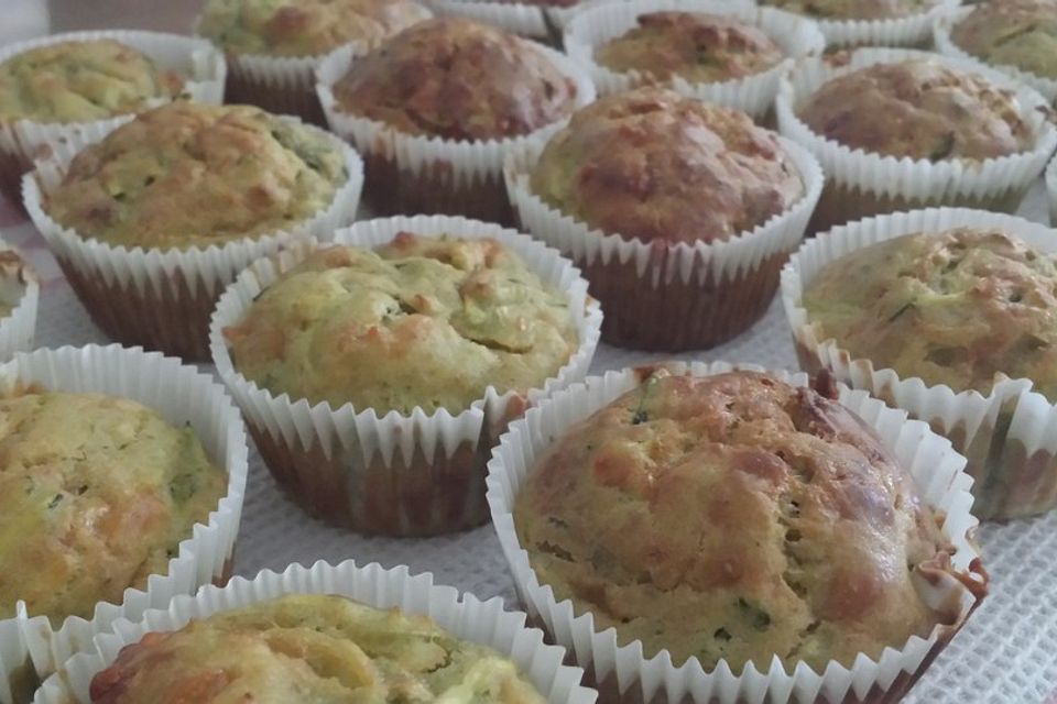 Zucchini-Muffins