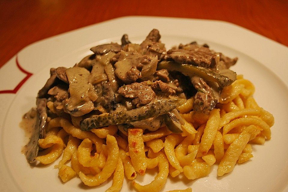 Boeuf Stroganoff