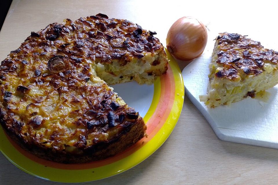 Zwiebelkuchen vegan