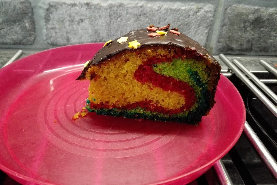 Regenbogen Kuchen