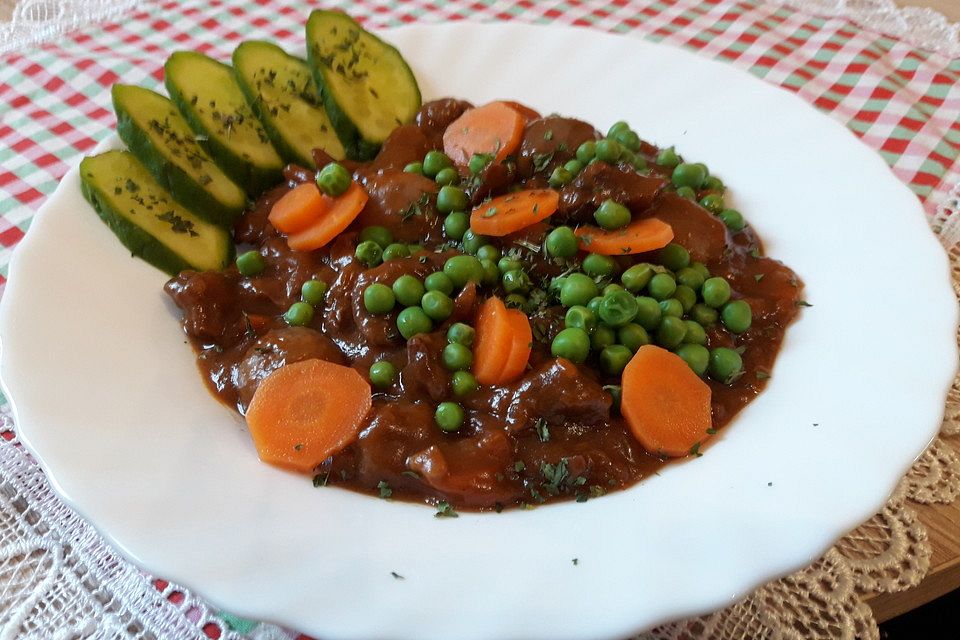 Hähnchenmägen-Ragout