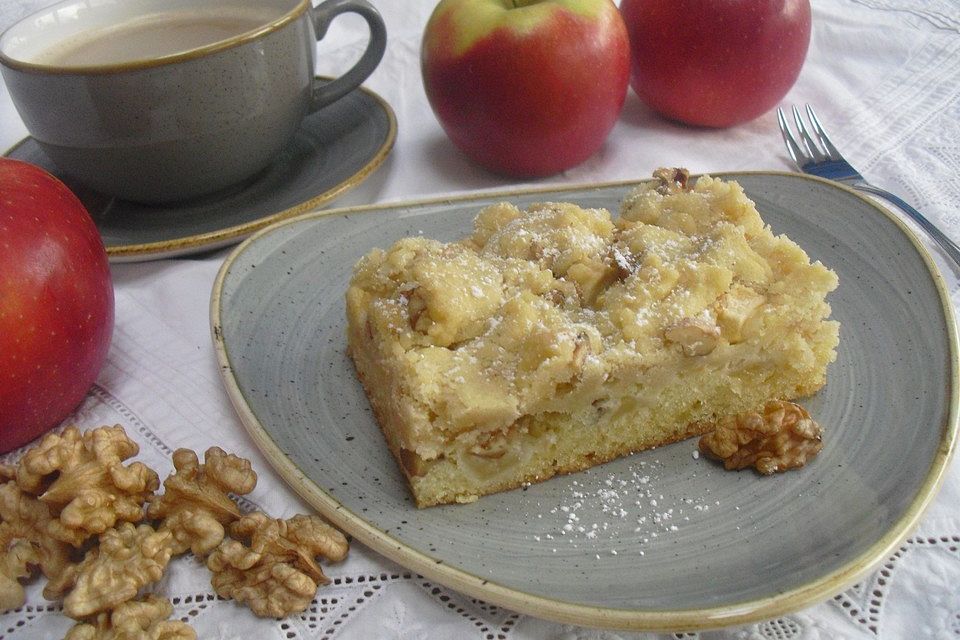 Apfel-Walnuss-Kuchen