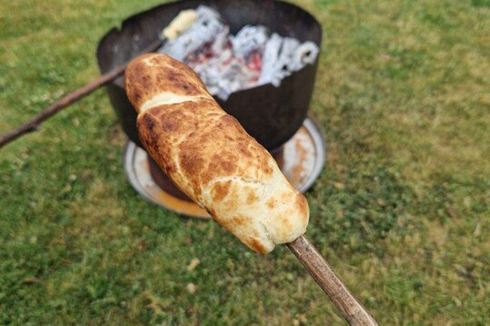 Süßes Stockbrot