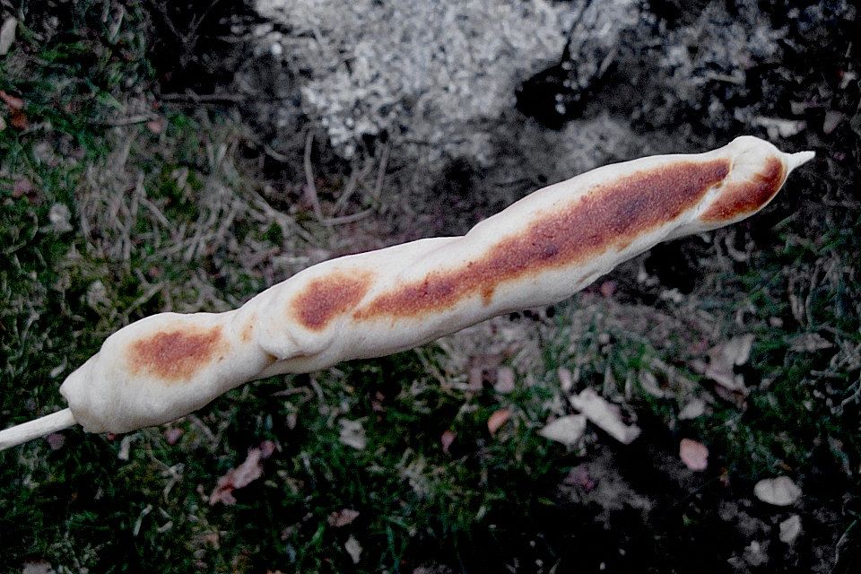 Süßes Stockbrot