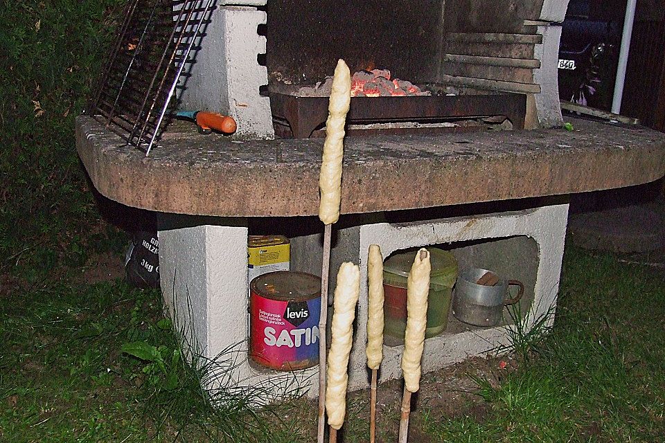 Süßes Stockbrot