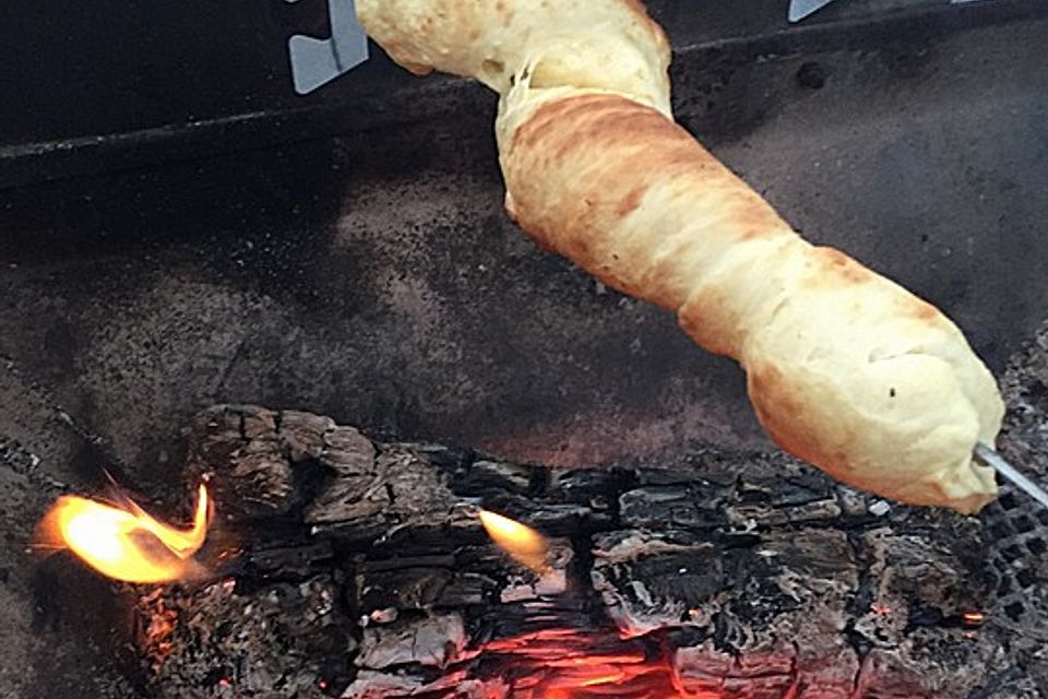 Süßes Stockbrot