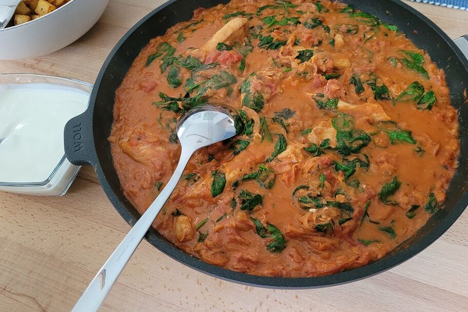 Indisches Hähnchen-Curry