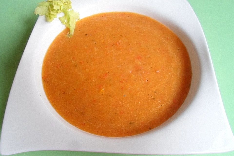 Paprika-Gemüse-Suppe