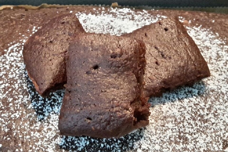 Kakao-Mandel Brownies