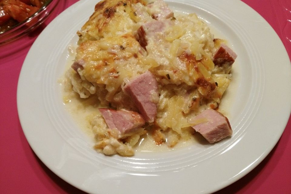 Kasseler mit Rösti-Kruste