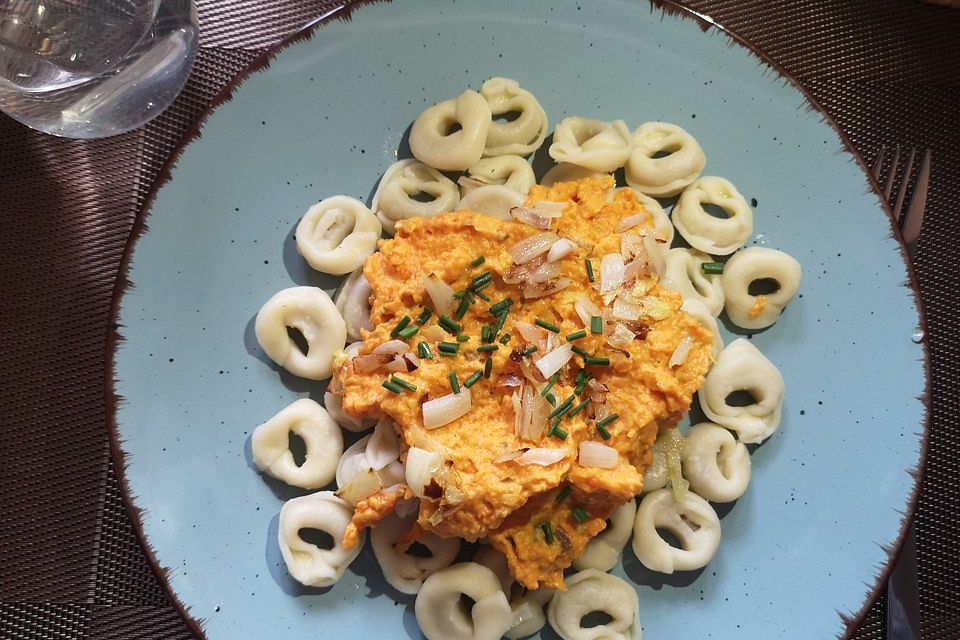 Tortellini mit Muskatkürbis