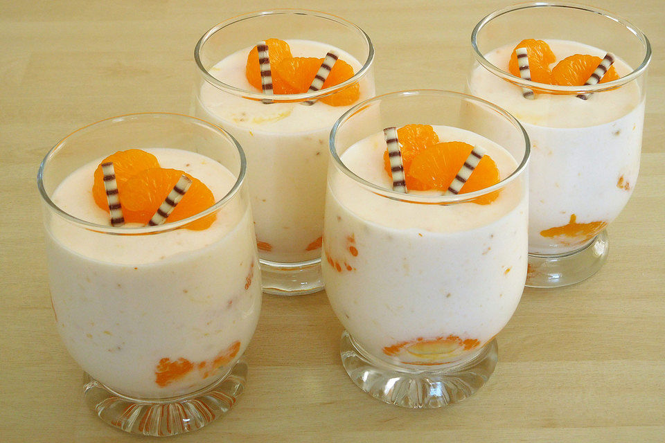 Orangen-Mousse