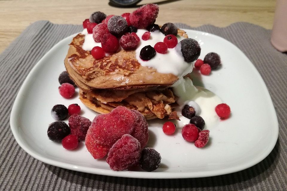 Schnelle Protein-Quark-Pancakes