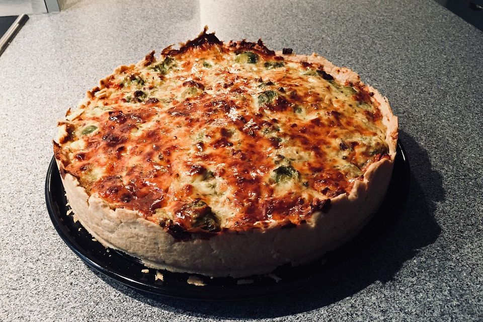 Rosenkohl-Schinken-Quiche