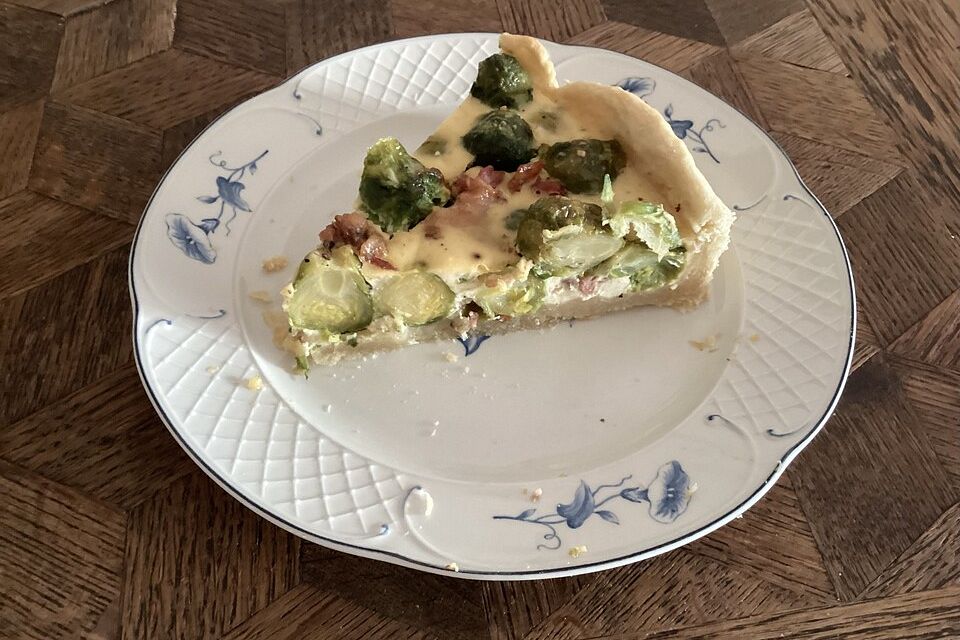 Rosenkohl-Schinken-Quiche