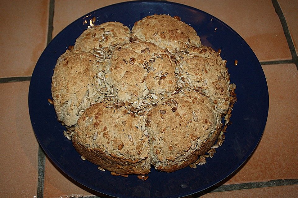 Kürbiskern- oder Sonnenblumenbrot